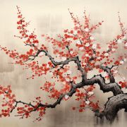 Japanese Plum Blossom Tree