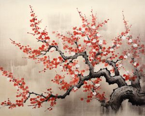 Japanese Plum Blossom Tree
