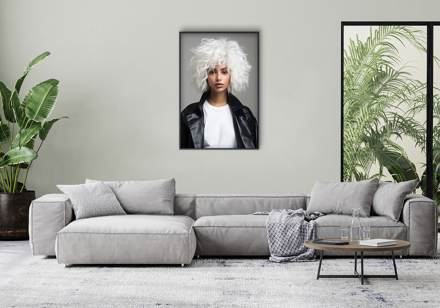 Woman in Wig