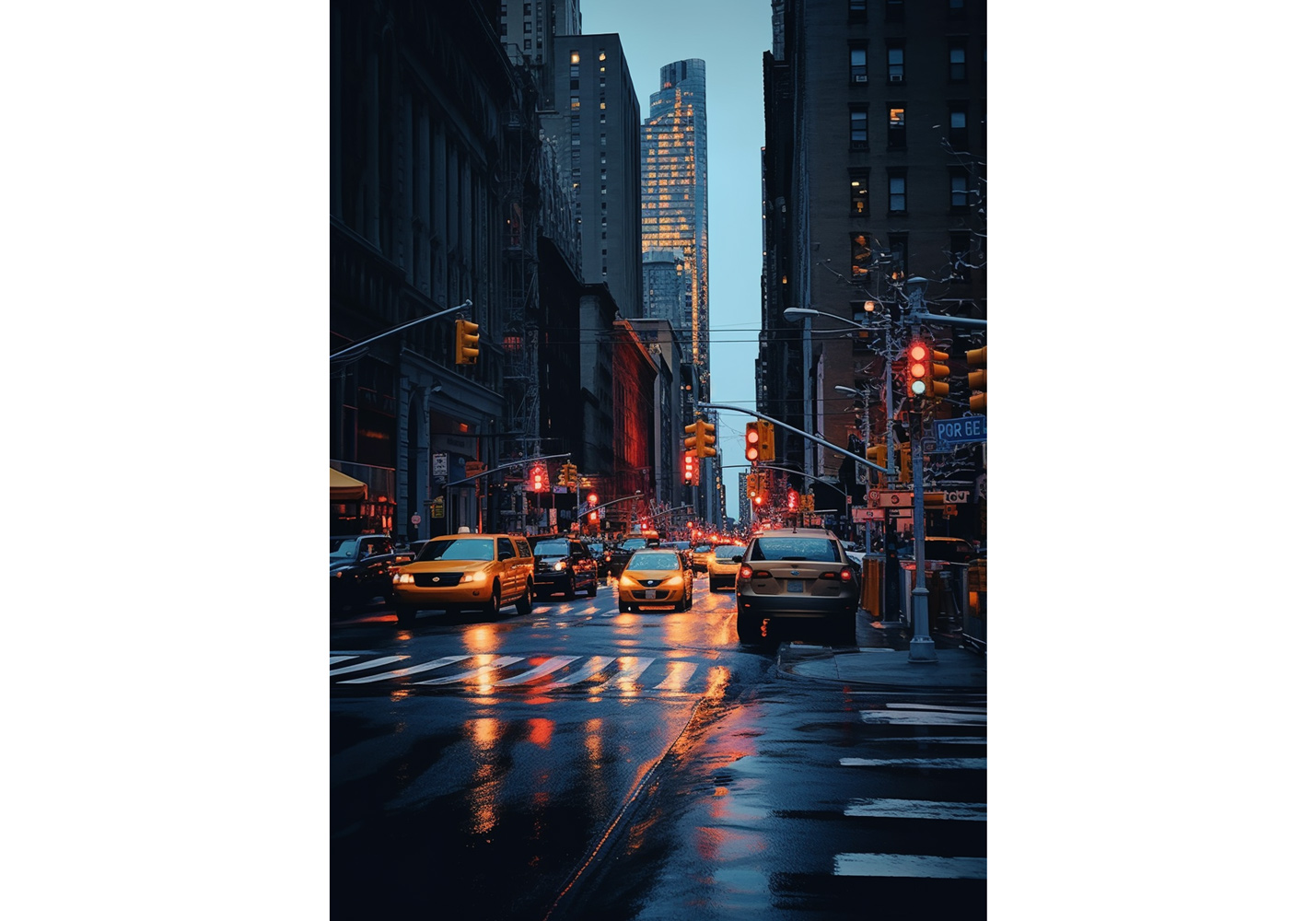 New York at night