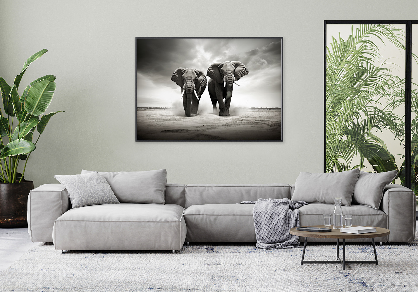 Two Elephants