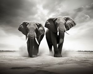 Two Elephants