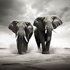 Two Elephants