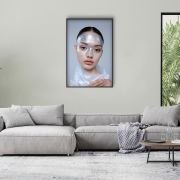 Woman with Glitter