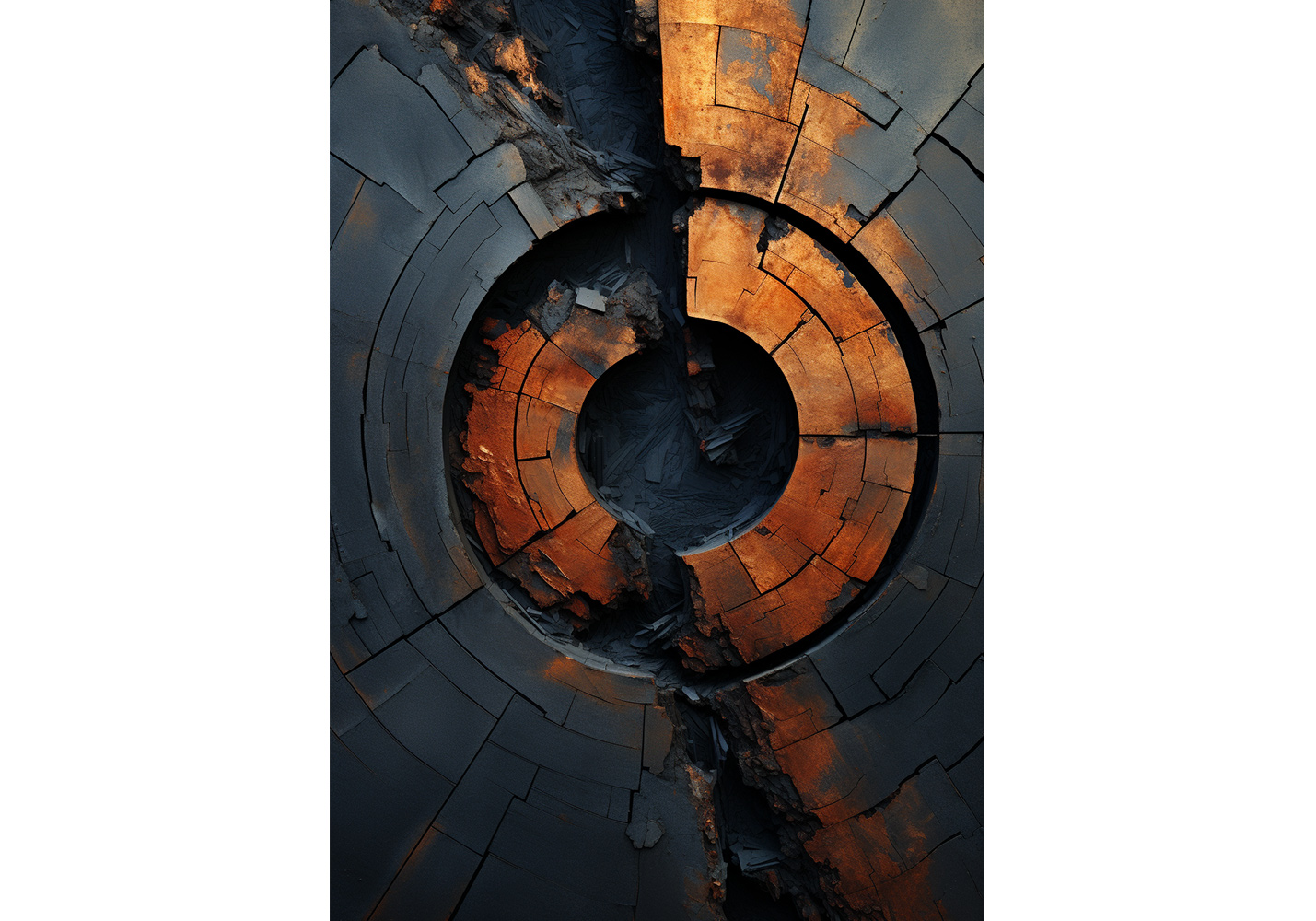 Rusted circle