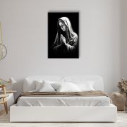 Virgin Mary pencilwork