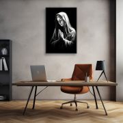 Virgin Mary pencilwork