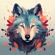 Wolf illustration