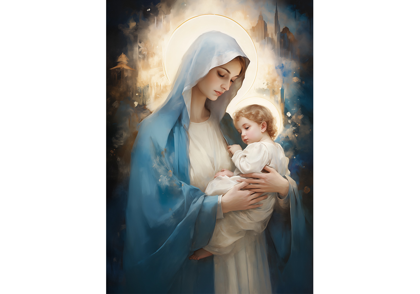 Virgin Mary with baby