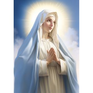 Virgin Mary praying