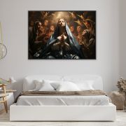 Virgin Mary and birds