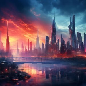 Futuristic city