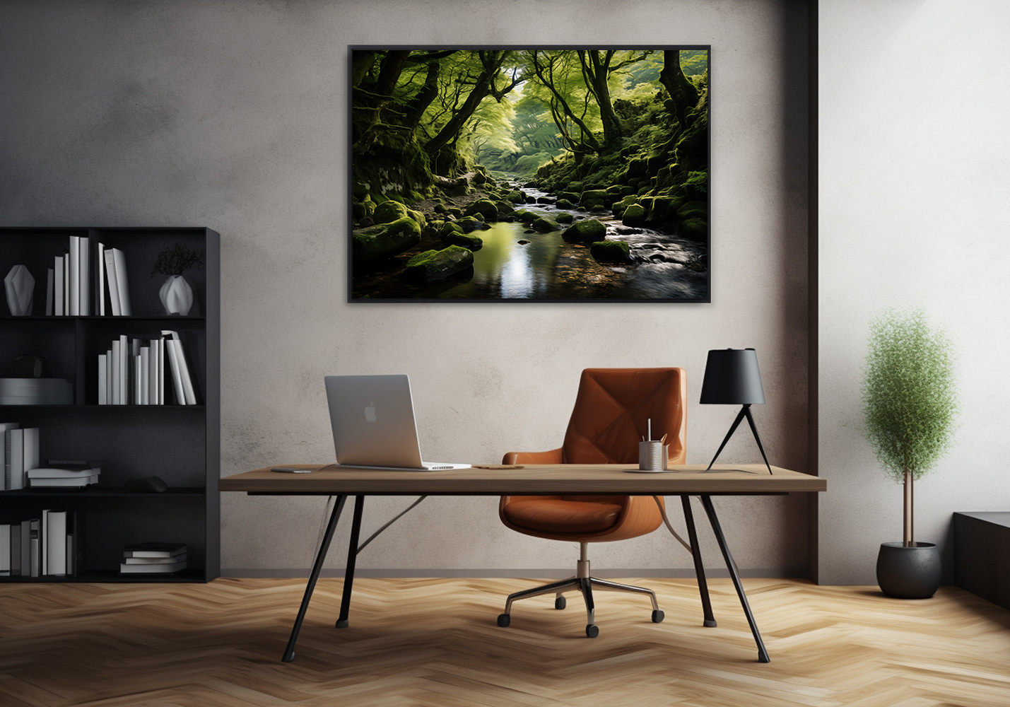 River crossing rainforest