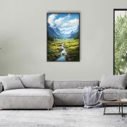 River and Mountains