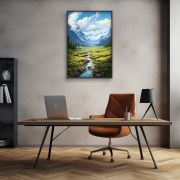 River and Mountains