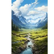 River and Mountains